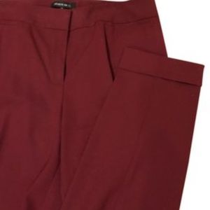 Lafayette 148 Cranberry Slim Style Pants.